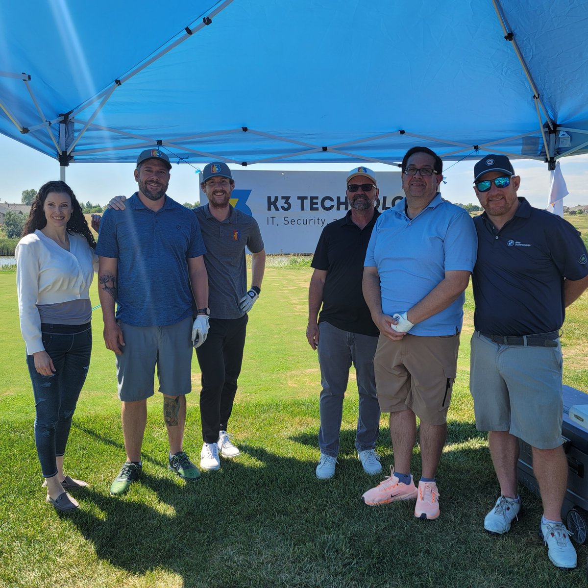 k3_technology's tweet photo. ⛳Thanks to all who stopped by our tent at this year's @dcbConstruction Rich Bills Memorial Golf Tournament! What a fantastic day to hit the green and help raise money to fight cancer.

#RichBillsMemorial #CancerSucks #DCBConstruction #ConstructionCommunity #ManagedITservices https://t.co/jBhKlss6Fl