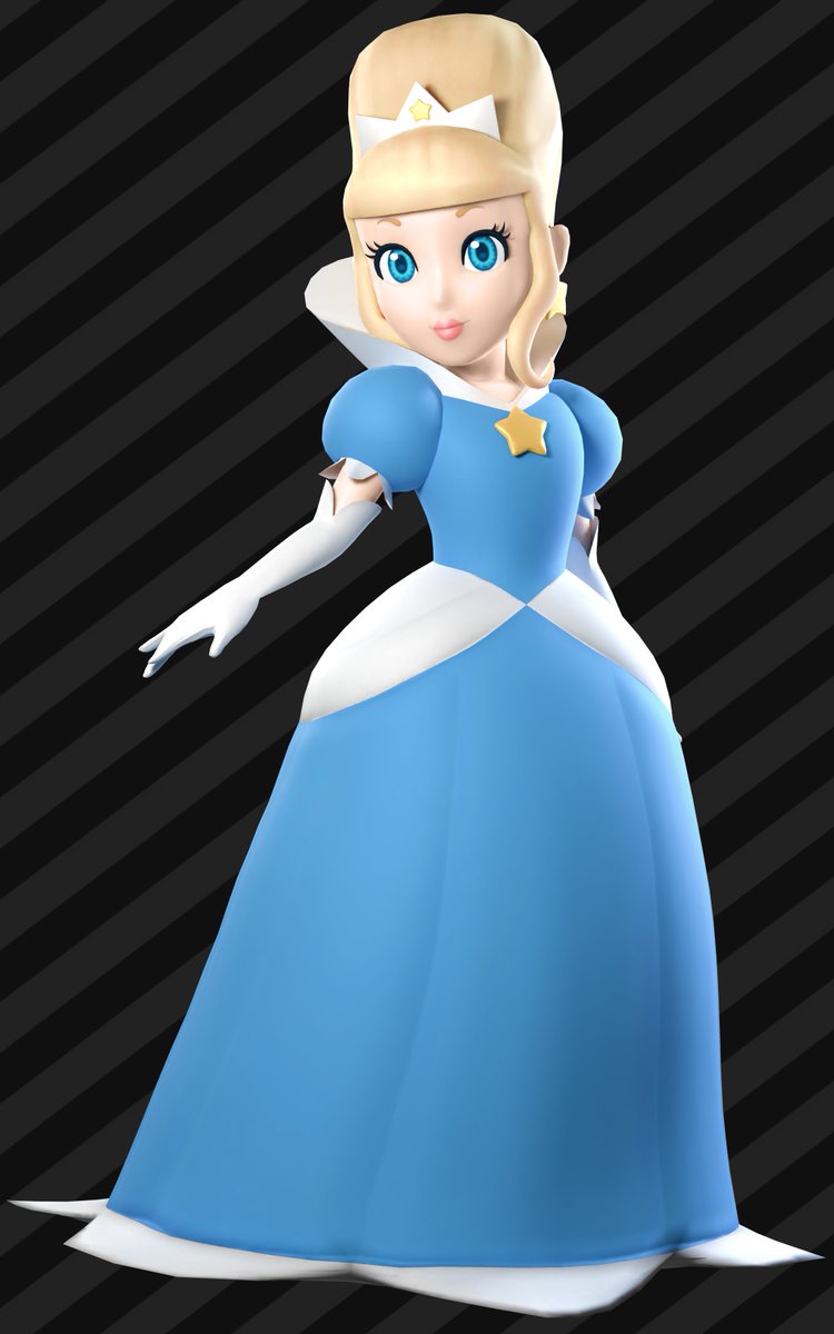Rosalina (Early concept art) - 3D Model  #3dart #Rosalina