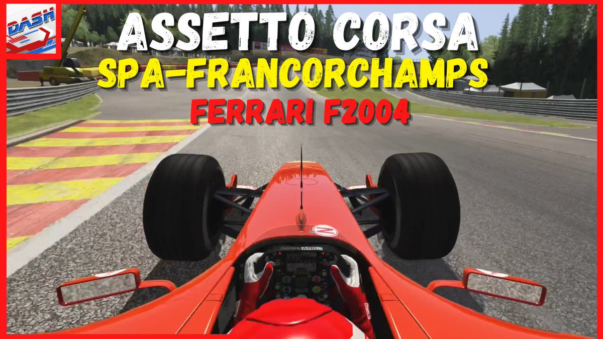 Dash_845's tweet photo. Watch my first #AssettoCorsa video, where I chase the perfect lap at Spa in the #FerrariF2004... Now LIVE!
Link: https://t.co/tI99DgGoV3 https://t.co/v734lZB4GM