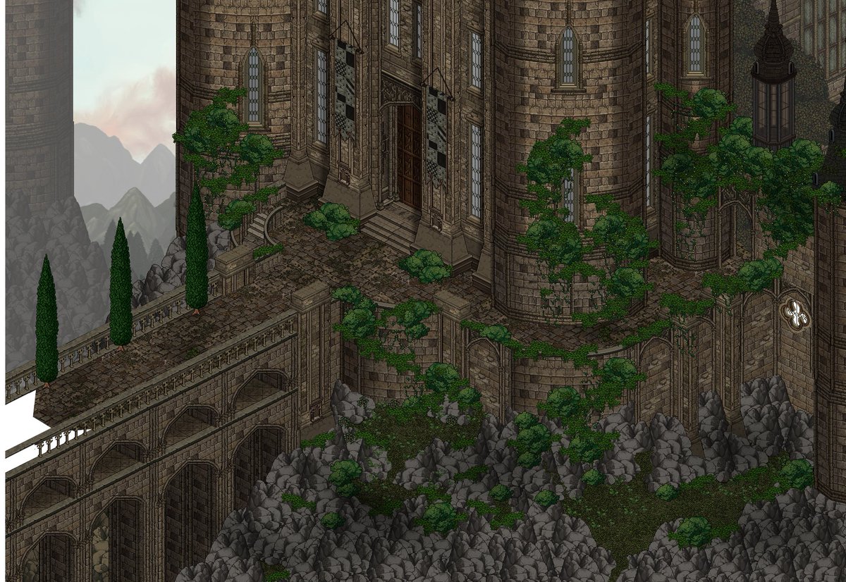 i found some old files of Hogwarts 8 feb. 2021. The chamber of reception from Harry Potter movie 1, and the viaduct entrance (Not finished because i was not in the right mindset anymore)