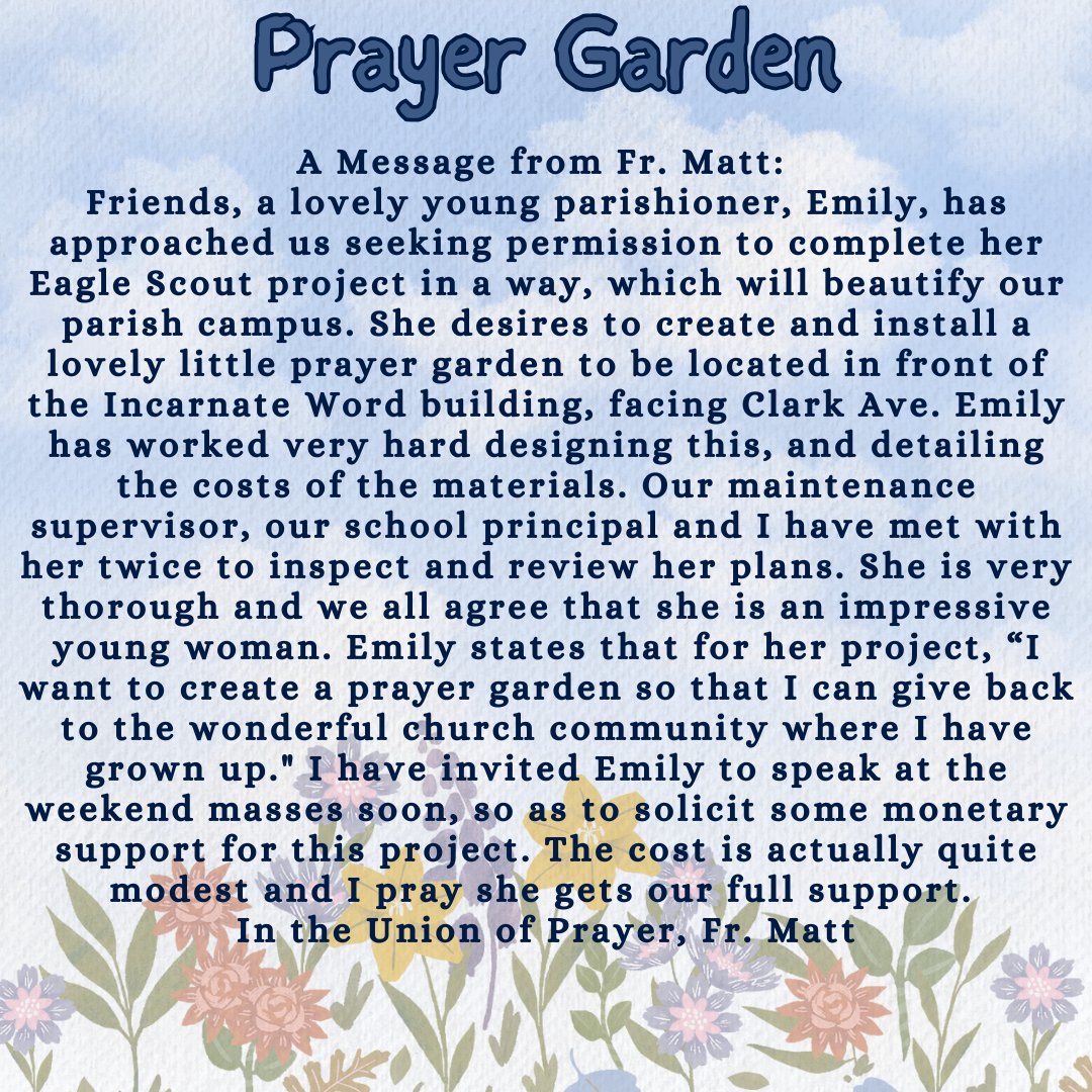 icparishjc's tweet photo. A second collection will take place the weekend of Aug 23rd &amp; 24th. Please consider a contribution to support our fellow parishioner. 

@diojeffcity #catholic #connectingwithourparishfamily #icangelproud #faithfulservice https://t.co/KbEMrztWsw