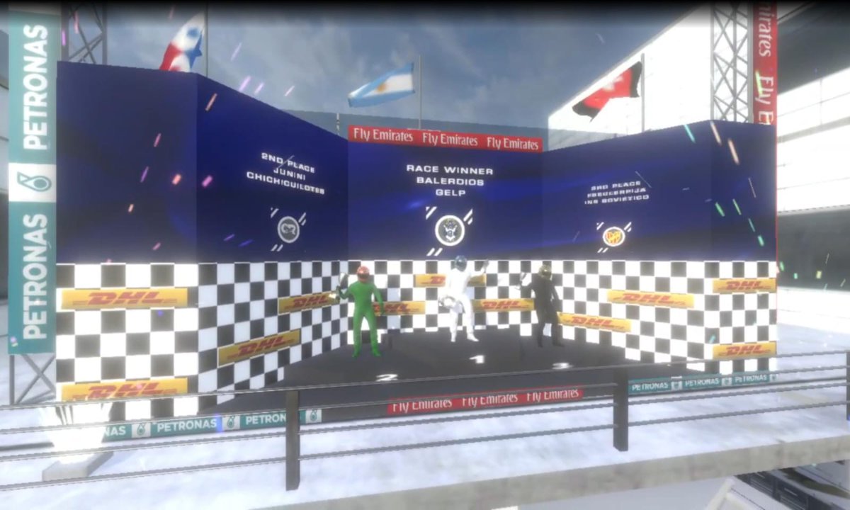 FINAAAAAAAAAAL DE LA PRIMERA CARRERA DE LA F21!!!!!;

<a href="/Baler912/">el mono me cambió la vida</a> SE LLEVA LA PRIMERA VICTORIA PARA <a href="/GyEDeLaPaja/">🌟 TRIPAJERO 𝗖𝗔𝗠𝗣𝗘𝗢𝗡 🌟</a>.

SE REPITE LA HISTORIA UN PILOTO FEL GELP SE LLEVA LA PRIMERA CARRERA DE LA TEMPORADA.

FELICIDADES A @ChichiculotesRacing y <a href="/InstitutoSCC/">Instituto SCC ❁</a> POR EL PODIO