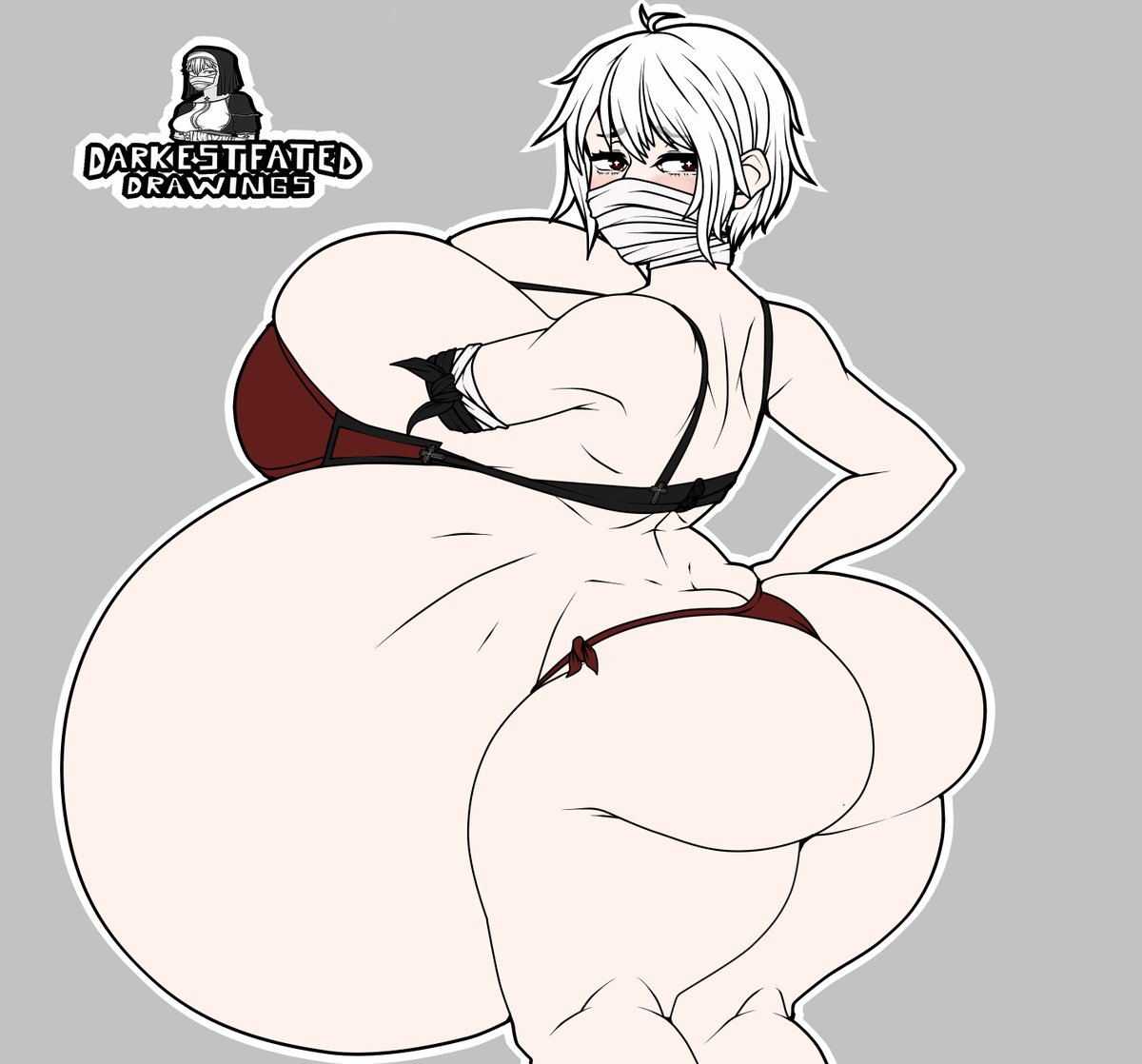 My Nun OC Sor Ciemny without her outfit
For <a href="/FlameDragonCole/">Cole Deaver</a>