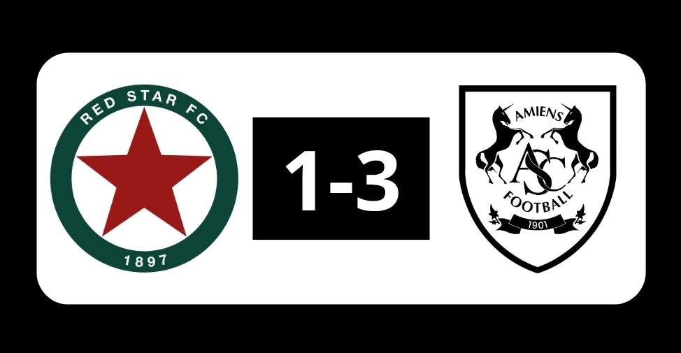 PeupleAmienois's tweet photo. 🔚 | 𝗙𝗶𝗻 𝗱𝘂 𝗺𝗮𝘁𝗰𝗵
C'est terminé au Stade Bauer, et l'Amiens SC s'impose face au Red Star FC (1-3) ! ⚫⚪
Buteurs : T. Averlant (21', 50'), Y. Ikia Dimi (90+7')
#REDASC https://t.co/6gJLB5pVlc