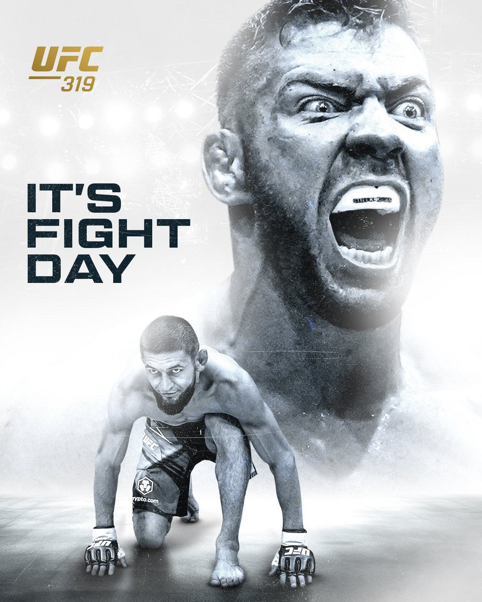 UFCEurope's tweet photo. IT'S #UFC319 FIGHT DAY 🤩

🏆 @DricusDuPlessis vs @KChimaev 🐺

Watch our prelims LIVE from 11:30pm BST / 12:30am CET on @UFCFightPass 📺 https://t.co/tUAKyAtYNa