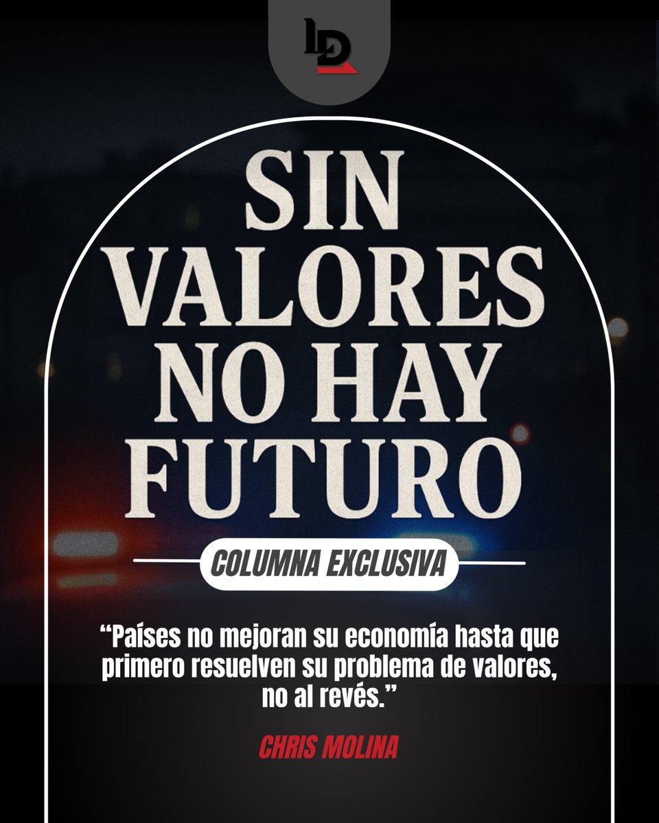 Ya disponible en Patreon la nueva columna semanal de <a href="/HolyChrisMolina/">Chris Molina (Revolución Racional)</a> . Análisis sin filtros sobre la pérdida de valores y cómo recuperar a Puerto Rico.📍

Únete en patreon.com/ladiestra