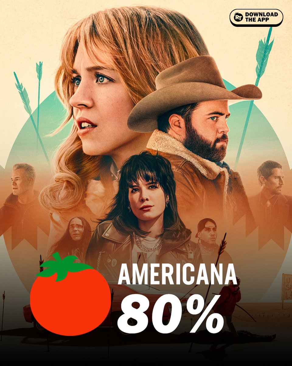 #Americana is Fresh at 80% on the Tomatometer, with 30 reviews: rottentomatoes.com/m/americana_20…