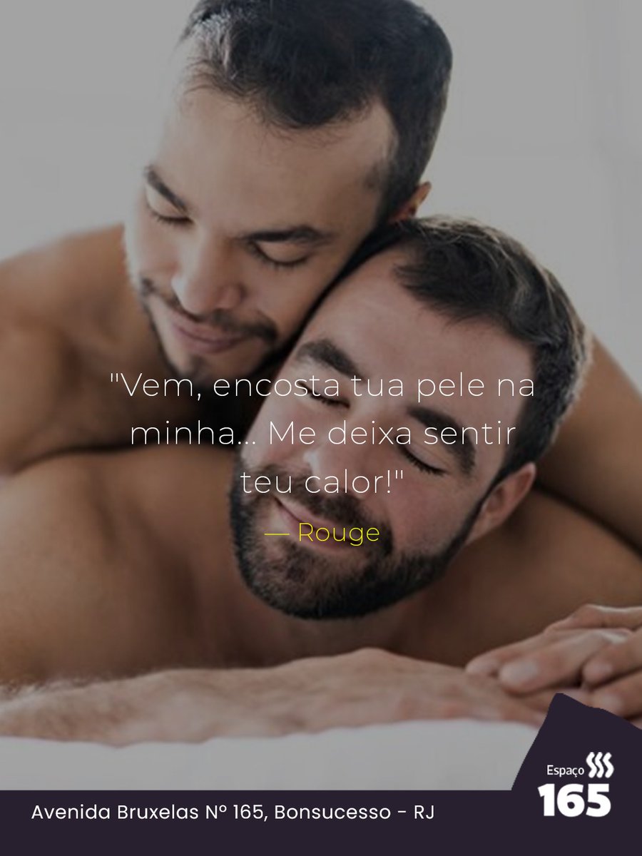 Quando o clima esquenta e a gente sente até a pele arrepiar...🔥

Estamos do jeito que você gosta: quente, envolvente e cheios de prazer pra te dar!😉