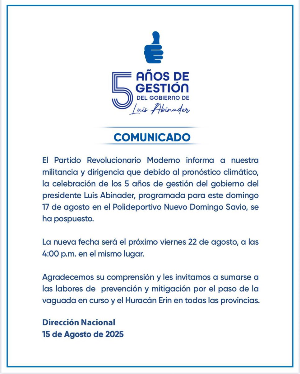 📢 COMUNICADO