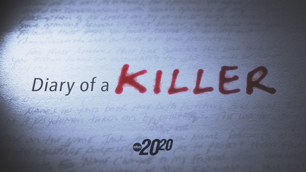 DIARY OF A KILLER: Co-Anchor <a href="/DebRobertsABC/">Deborah Roberts</a> uncovers how the murder of a beloved New Jersey mom sparked an international chase and the clues police uncovered in the accused killer's diary. 

Our encore #ABC2020 is starting NOW on <a href="/ABCNetwork/">ABC</a>.