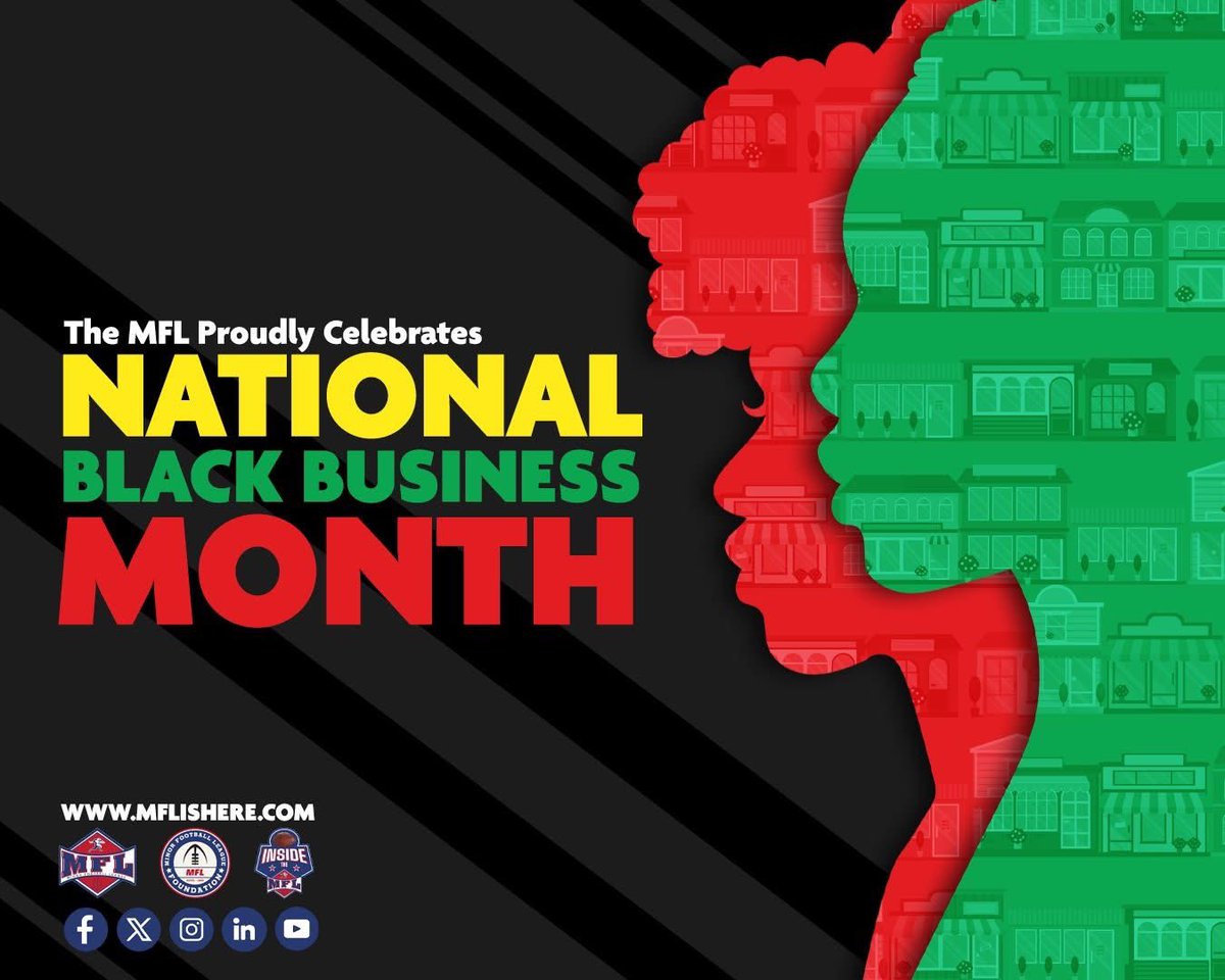 As a minority-owned business, the #MFL is proud to support National Black Business Month this August. #MFLisHere