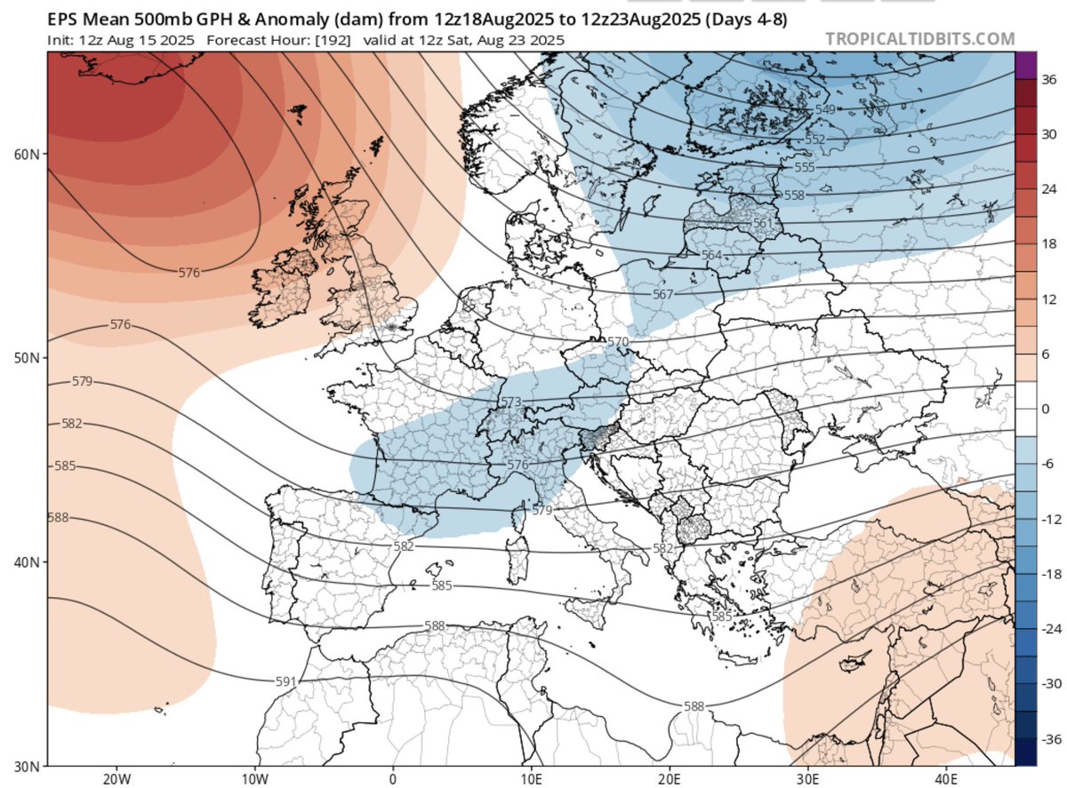 A welcome pattern change across Europe next week will end the extreme heat and bring some needed rain to parts of western Europe.