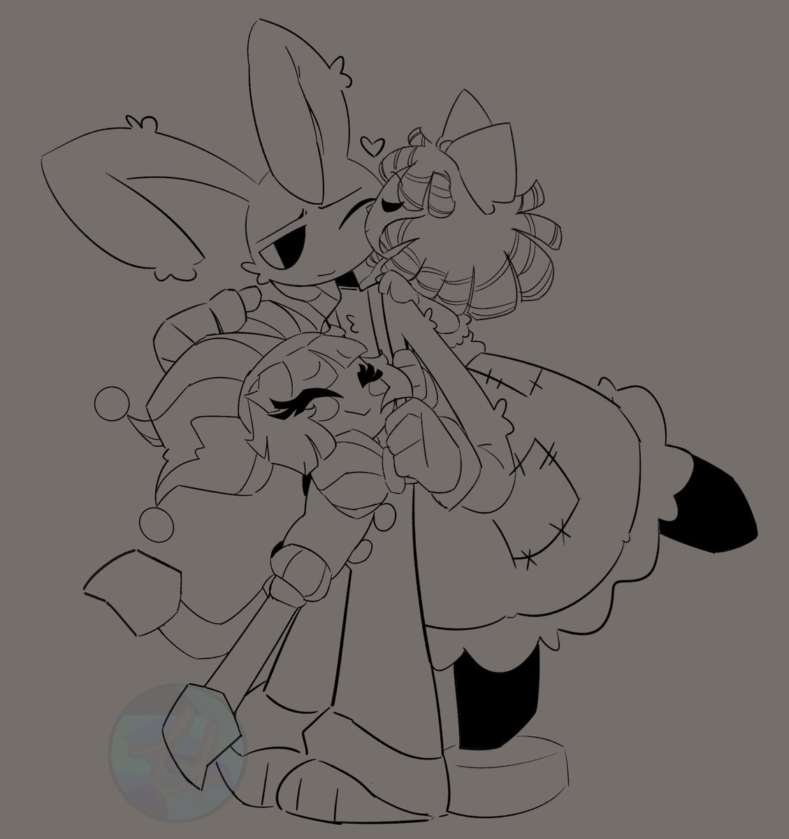 Tbh I don’t care what others said…
he needs comfort from these two and I think they would help him no matter what…#tadc #TheAmazingDigitalCircus #tadcfanart #tadccomfort #hugsandkisses