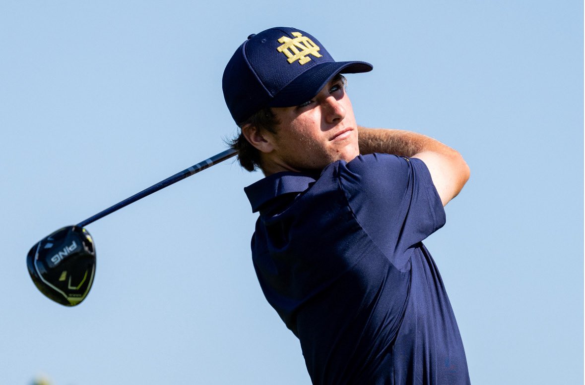 Another incredible run at the U.S. Amateur Championship for Jacob Modleski comes to a close.

Always representing Notre Dame in a way that makes all Fighting Irish fans proud.

#GoIrish