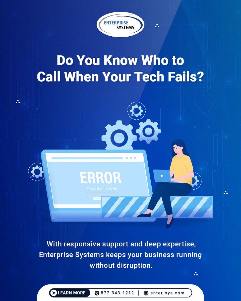 entersys's tweet image. Don’t wait for tech issues to disrupt business. Get responsive support from trusted IT experts.
📞 877-343-1212 | 🌐 enter-sys.com
#ITSupportServices #TechHelpDesk #EmergencyITSupport #ResponsiveIT #ITExpertsOnCall #BusinessContinuityIT #ManagedITHelp #OnDemandSupport…