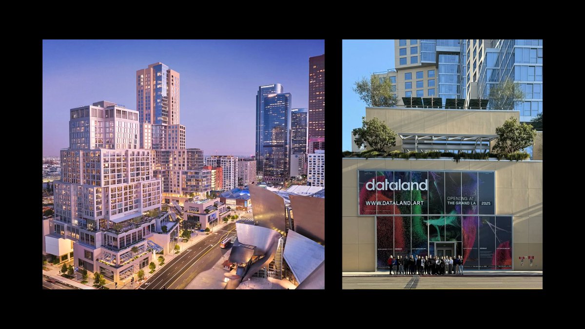 2/8 🏦 Dataland will be housed inside The Grand LA, spanning ~20,000 sq ft. Built in collaboration with partners like Google, it will run on renewable energy and serve as a hub for ethical AI.