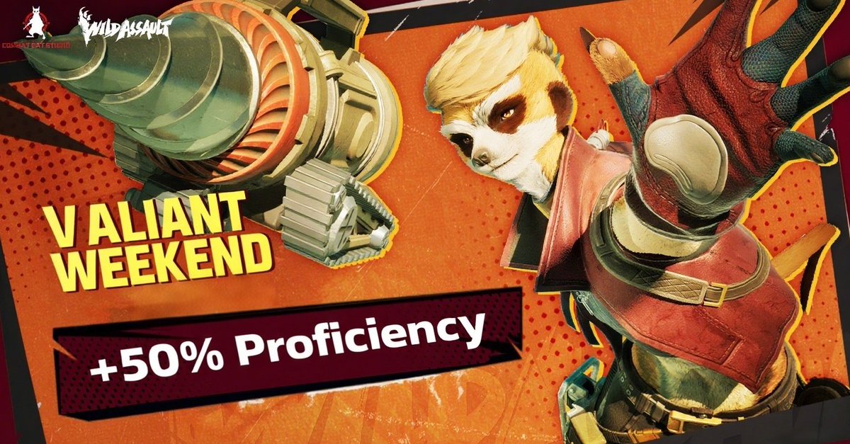 🚀 LEVEL UP THIS WEEKEND! 
VALIANT WEEKEND is live →  get +50% PROFICIENCY BOOST! 
Time to dominate the game. ⏳
 Tag your squad below! 👇
 #VALIANTWEEKEND #ProficiencyBoost