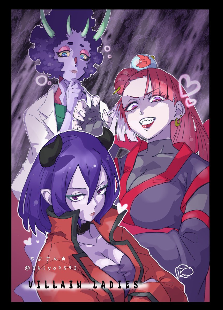 #プリキュア敵女子幹部アンソロ

女子の部　　　　　女性の部