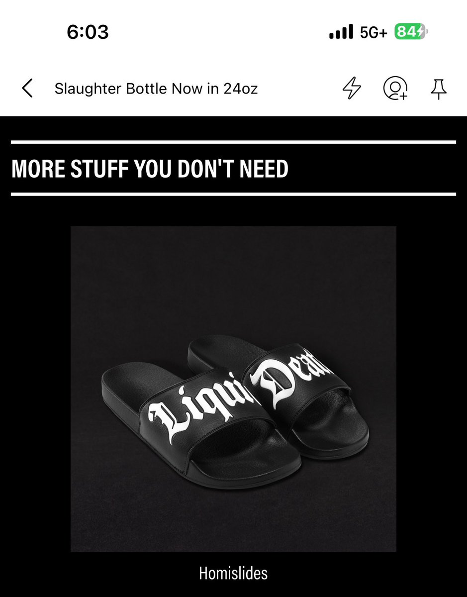 I’ve been drinking Liquid Death since like 2018 and they’ve always had the best branding and naming. Give a raise to whoever named these the homislides.