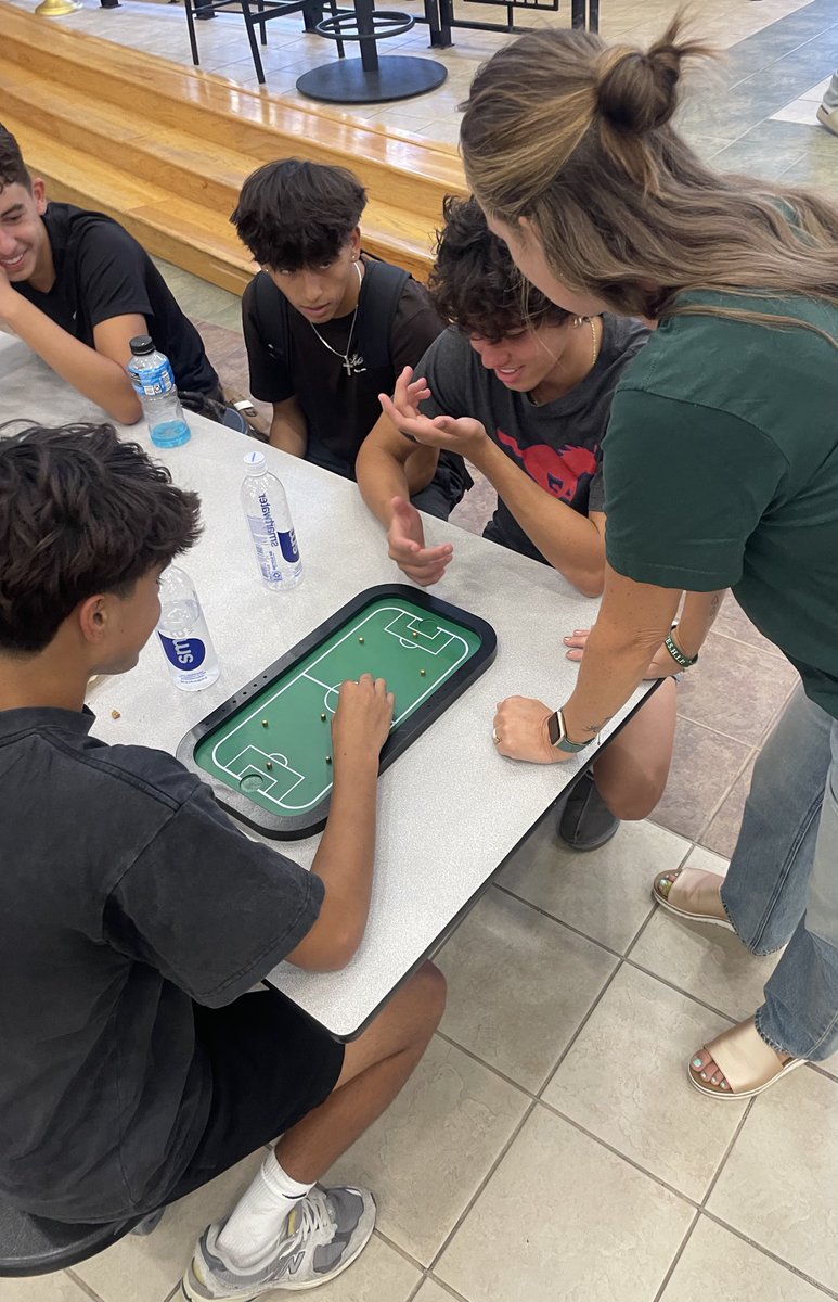 Paige Trujillo (@paige_trujillo_) on Twitter photo My Associate Principal in action 🤩 No phones? No problem 💚 Mrs. Wilcox donated her own games to the cafeteria so students can connect with each other during their lunch! Could not ask for a better Co-Captain!! 🏴☠️ <a href="/lindy_wilcox/">Lindy Wilcox</a> <a href="/ProsperHS/">Prosper High School</a> #THEship My Associate Principal in action 🤩 No phones? No problem 💚 Mrs. Wilcox donated her own games to the cafeteria so students can connect with each other during their lunch! Could not ask for a better Co-Captain!! 🏴☠️ <a href="/lindy_wilcox/">Lindy Wilcox</a> <a href="/ProsperHS/">Prosper High School</a> #THEship