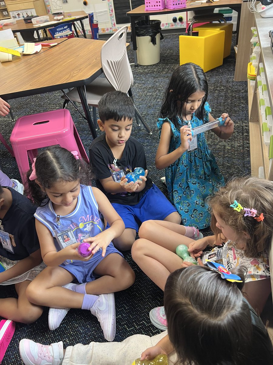 Today we introduced our safe space in the class and practiced using our calming tools.