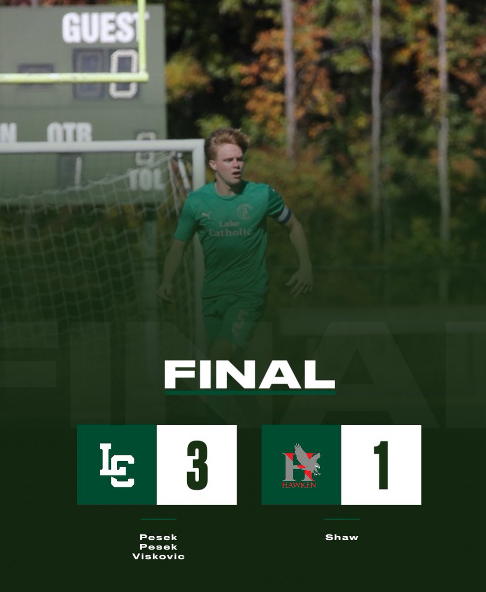 LCcougarSoccer's tweet image. Final Score
#UpTheGreen #Family
@LCCougarsAD @lakecatholic