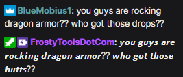 twitch streamer PSA: 

if you loved buttsbot (RIP 😭), you can relive that joy with FrostyTools, with an easy setting in the smart scheduled chats