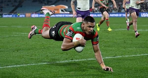<a href="/SSFCRABBITOHS/">South Sydney Rabbitohs 🐰</a> When my boy AJ crosses in the corner you try and stop me. I’ll be on the field quicker than Gutherson gets to the ref after being penalised.