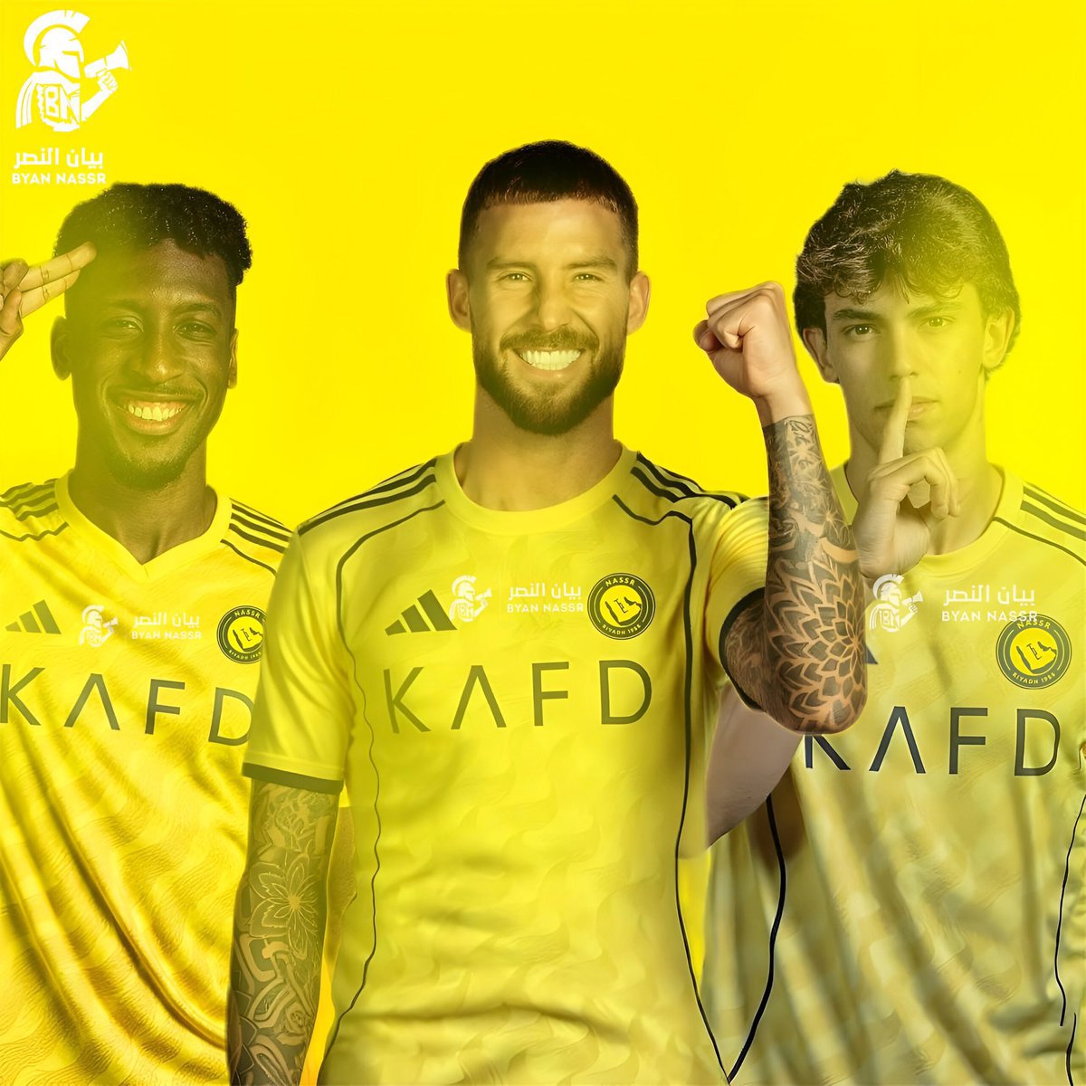 بعد اعلان اكتمال اختيار #اسطورة_العالم  وقائد #العالمي <a href="/Cristiano/">Cristiano Ronaldo</a>  للطاقم البرتغالي الفني و الاداري لنادي النصر و قلت مرات عديده و في عدد من المساحات :

انني من اليوم لن اغرد ولن اتحدث عن صفقات نادي #النصر لثقتي الكبيره والكامله في حب وعشق  #cristianoronaldo لناديه النصر وانه