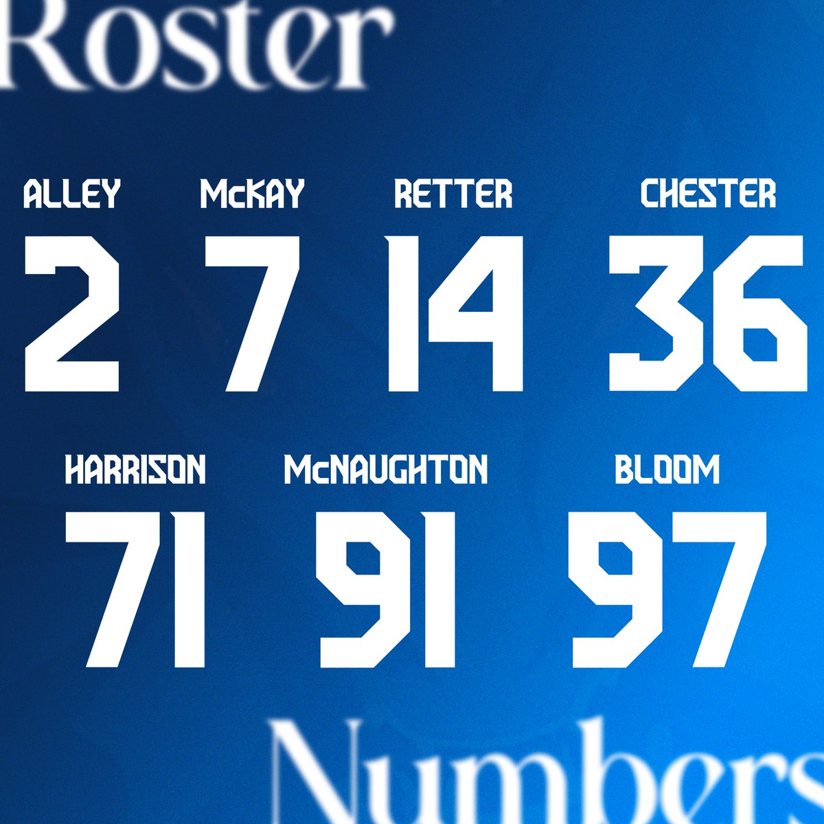 Welcoming The New Numbers To The Team 🤩