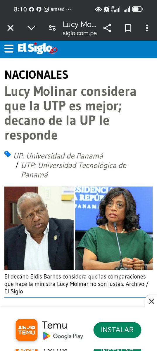 Se tenía que decir y se dijo. Bueno el ser una egresada de la UTP y haber cursado también en la UP en verdad si sentí que la UTP era mejor que la Nacional.