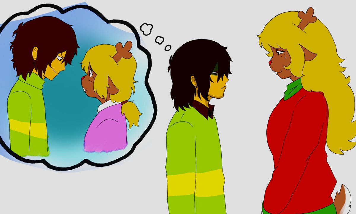 That couple with a problematic nutrition gap 
#DELTARUNE