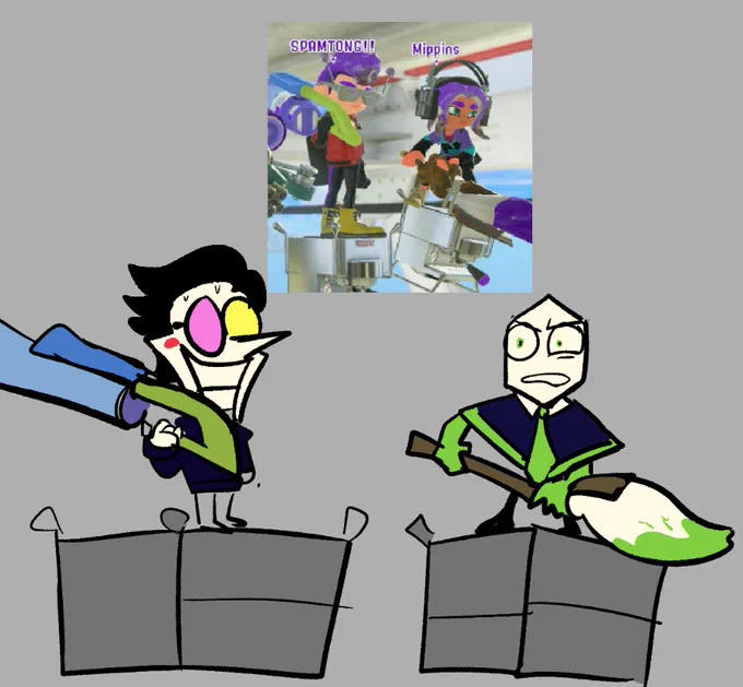 funniest splatoon match i had today