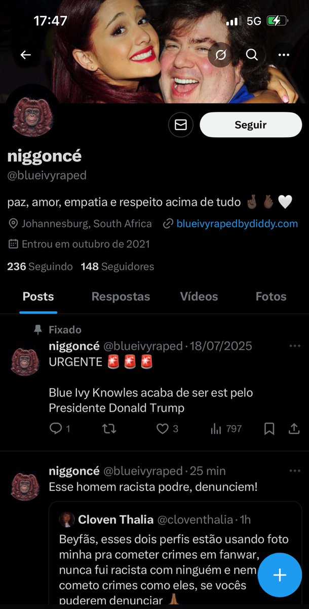 A melhor coisa que a Beyonce faz é se abster de redes sociais e entrevistas mesmo, sem falar nada e sem incomodar ninguém a mulher recebe um ódio NESSE NIVEL, isso ultrapassa todas as barreiras de um ser humano normal