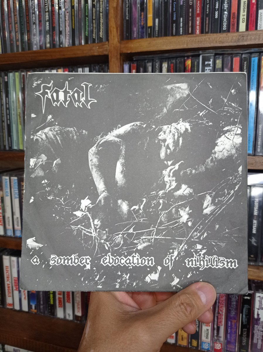 XIBILXIC's tweet photo. Fatal 🇺🇲 A Somber Evocation Of Nihilism 35th anniversary 🤘😲🤘 #DeathThrash #7pulgadasEP #vinylrecords #vinylhunt #flashbackfridays https://t.co/0XVXHvXD3i
