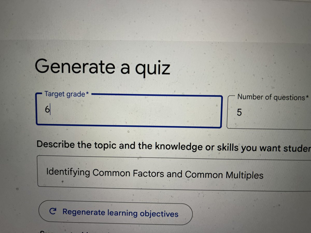 crafty_teacher2's tweet image. Teacher friends! If you use Google classroom, don’t sleep on the AI Gemini! This is all I put into the AI and it generated a 5 question google form quiz for me that helps me quiz my students! #googleclassroom #Teachersof𝕏