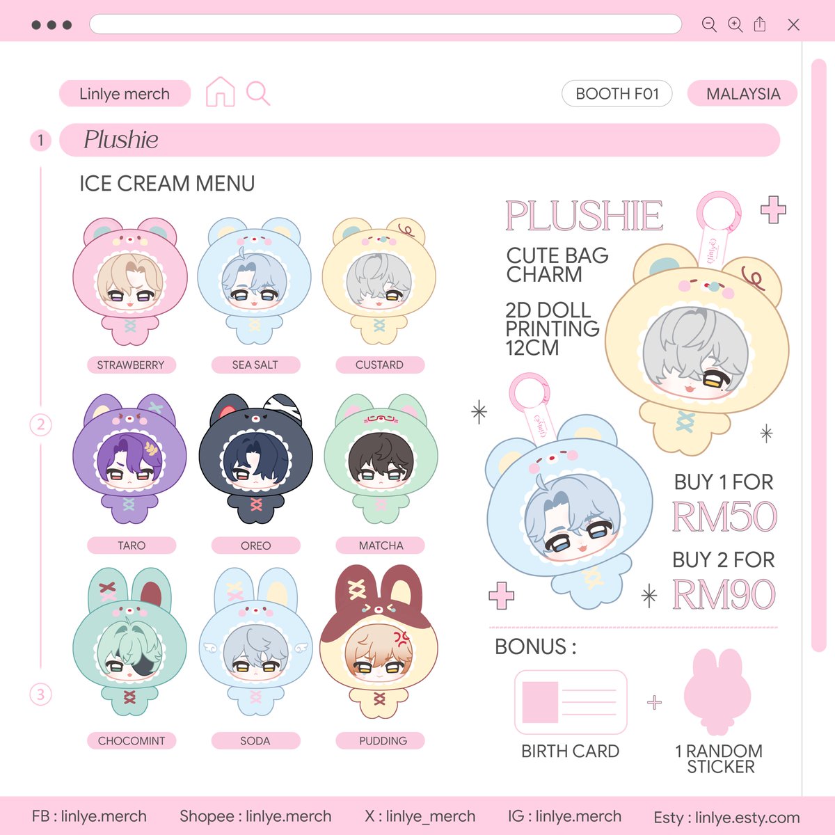 [🤍 &amp; RT appreciated]

Hello everyone, Pcrow and I will have a small booth at Animangaki 2025~ ✨ Quick preorder open!

📅 AUG 16 - AUG 18
🌸 Booth: Linlye X Pcrow - F01
❄️ Fandoms: HSR, GI, LND,...
⬇️ Form
#AMG2025 #Animangaki