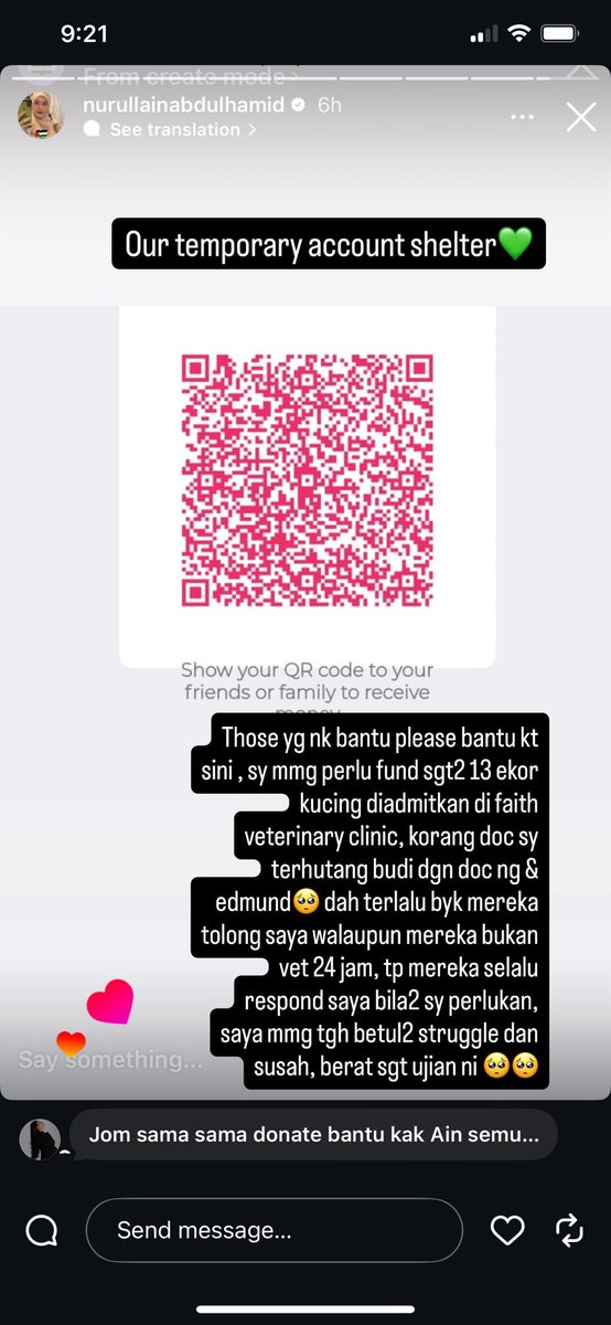 Ya Allah. Cat shelter Kak Ain terbakar semalam 😭 😭😭 doakan semuanya dipermudahkan. Kalau ada rezeki lebih, minta kongsi sikit bagi donation ya. Terima kasih. Kindly RT this around thank you 🤲🏼❤️