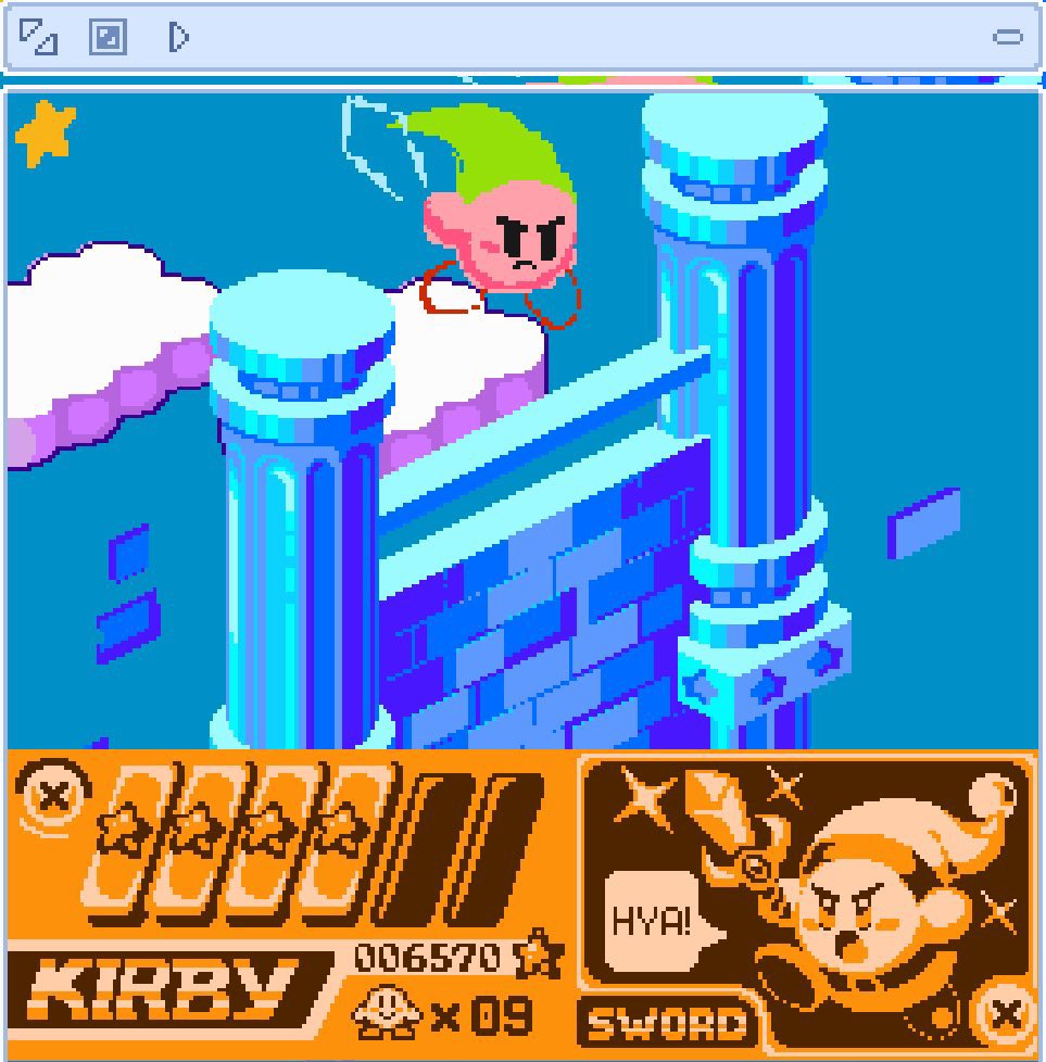 meelypx's tweet image. wip for Kirby Redraw ⭐️ #pixelart #kirby