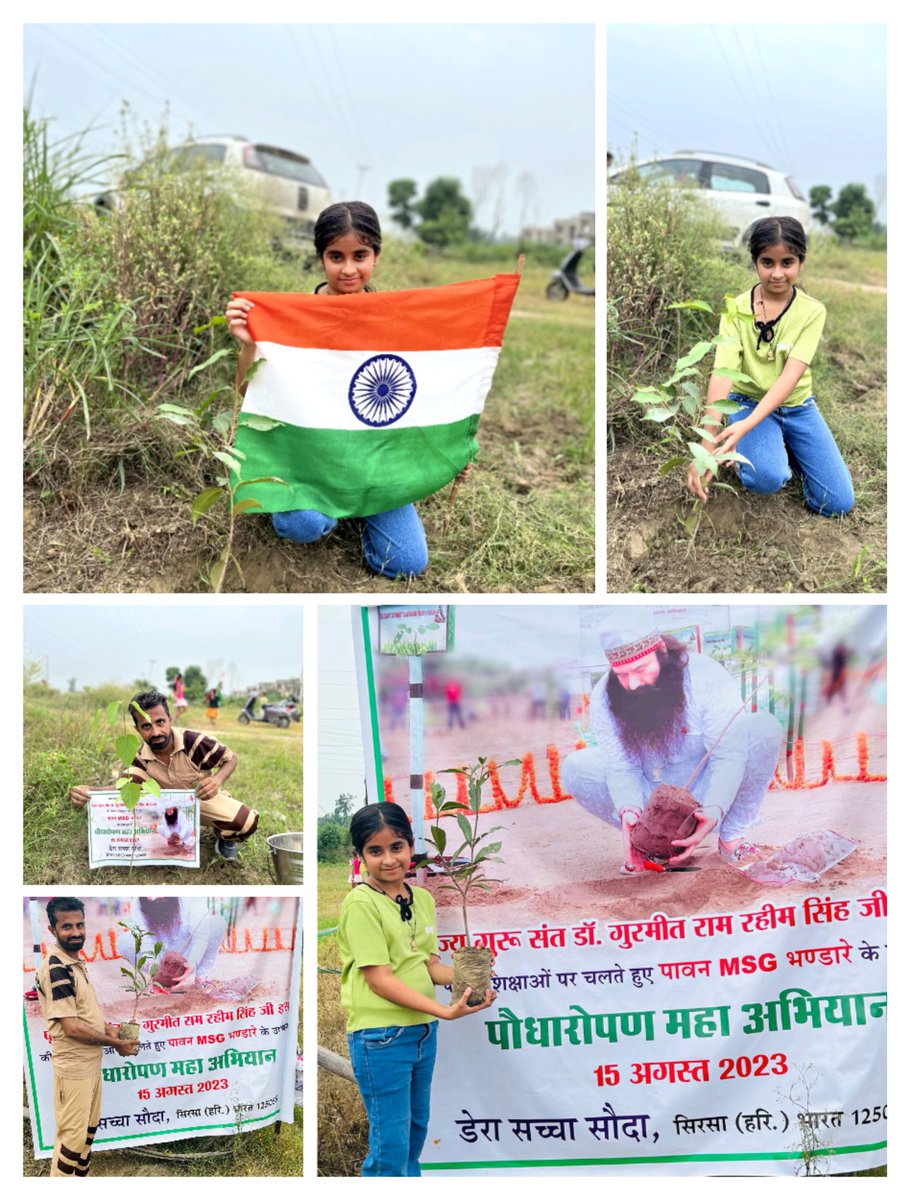 DeepakArora83's tweet photo. Let's join hands and save the colors and conture of mother earth by participating in #MegaTreePlantation also it is our moral responsibility that conserve mother earth by planting trees &amp; reduce pollution by guidence of Saint Dr MSG.
#PlantForFuture https://t.co/9qil2OzNf3