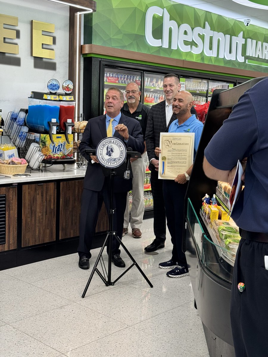 NancyKhader's tweet photo. 👏 Congratulations to Chestnut Market on the grand opening of their new location at 1250 Nepperhan Ave, Yonkers! 🎉

Honored to be invited to the ribbon-cutting with Mayor Mike Spano & County Legislator James Nolan. Grateful to the Jamal family for their generous donation to the Forever Smiling Foundation in loving memory of Jonathan Maldonado. 💙

📩 You can donate via Zelle: foreversmilingfoundation@gmail.com

#Yonkers #CommunityLove #ForeverSmilingFoundation #GrandOpening #chestnutmarket