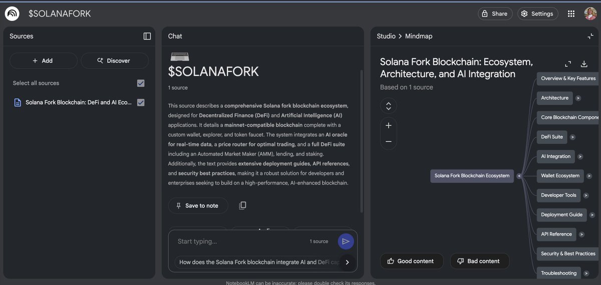 0rdlibrary's tweet photo. I'm putting together a @NotebookLM podcast.

With all of the $SOLANAFORK documentation.

I will also be making a full suite of tools for holders.

And guides for folks to be onboarded constantly.

As I code, As I ship, you will know in real time.

Our agent, will understand the code and documents...

And I've even included my own custom voice agent..

Using my own cloned voice guys...

Powered by @elevenlabs 

https://t.co/hw2z61aMfl is coming!!!!