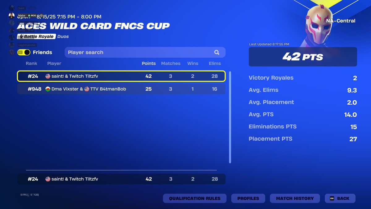 Saintsbag's tweet photo. 24th in finals, skin confirmed! https://t.co/jh9BEQ1qZs