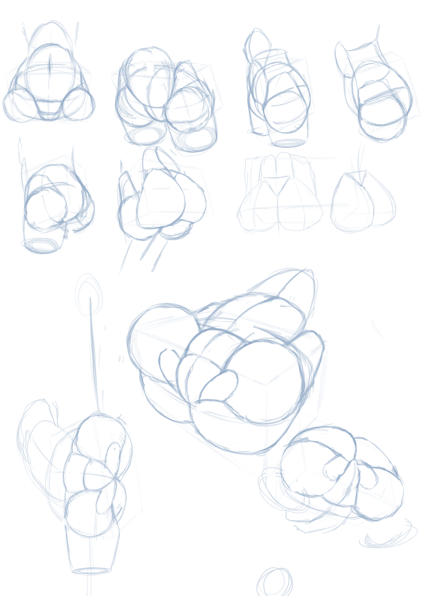 Some anatomical practices I had done a while too. Turned out well but I think I should brush back up on some of these real quick as refreshers

Practice can be fun but a bit daunting at times eh?