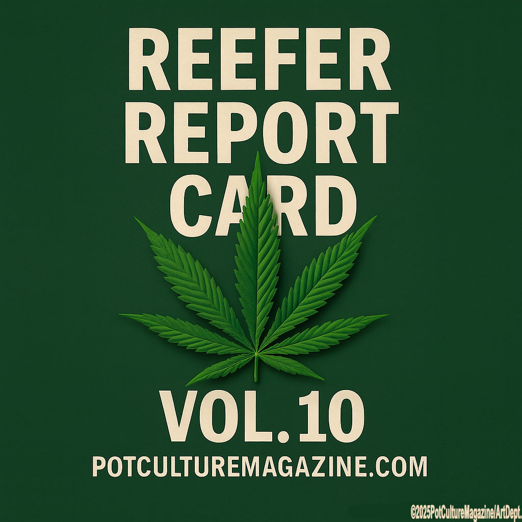 PotCultureMag's tweet photo. Tomorrow at 1 PM CST, Reefer Report Card Vol. 10 drops. Congress dangles vets' false hope, the DEA raids again, Massachusetts flunks an audit, and labs face scrutiny. Weekly chaos, graded.
#PotCultureMagazine #CannabisNews #WeedPolitics #ReeferReportCard #Cannabis #420Community https://t.co/uIgZcjoGER