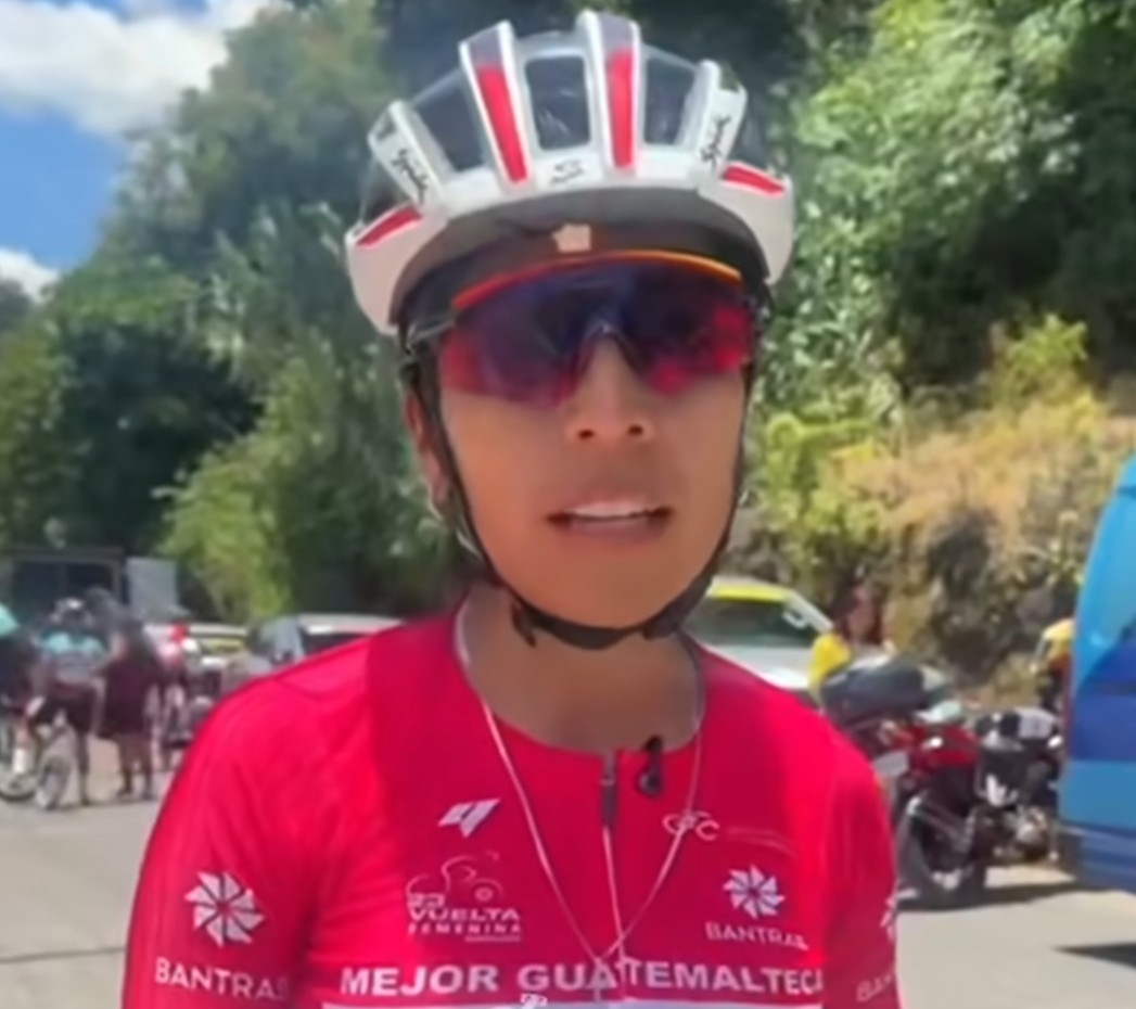 Jazmín Soto es la mejor guatemalteca en la Vuelta Femenina Internacional <a href="/BANTRAB/">Bantrab.</a>.