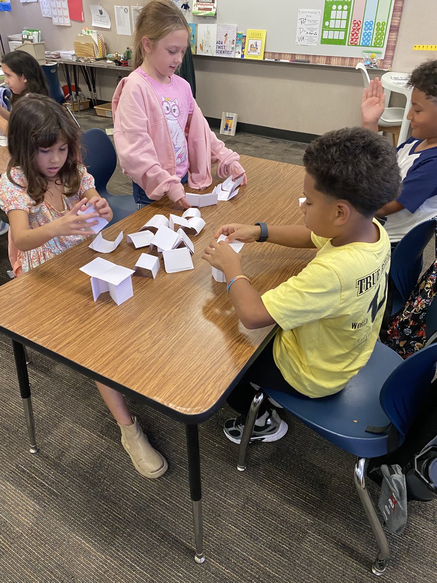 Mrs.Ling (@mrsling_ege) on Twitter photo Teamwork makes the Dreamwork! We read the book “Iggy Peck, Architect” & students worked together to create the tallest structure using only notecards! <a href="/HumbleISD_EGE/">Elm Grove Elementary</a> Teamwork makes the Dreamwork! We read the book “Iggy Peck, Architect” & students worked together to create the tallest structure using only notecards! <a href="/HumbleISD_EGE/">Elm Grove Elementary</a>