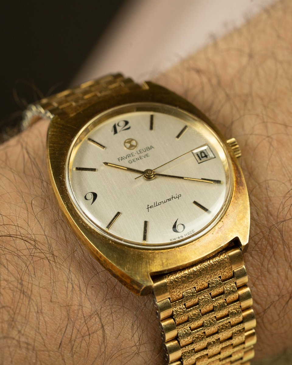 arrowsvintage's tweet photo. An incredibly rare Favre Leuba that recently became working condition: was a project for a long time. Now part of the personal collection. https://t.co/kd2PSnwXuR
