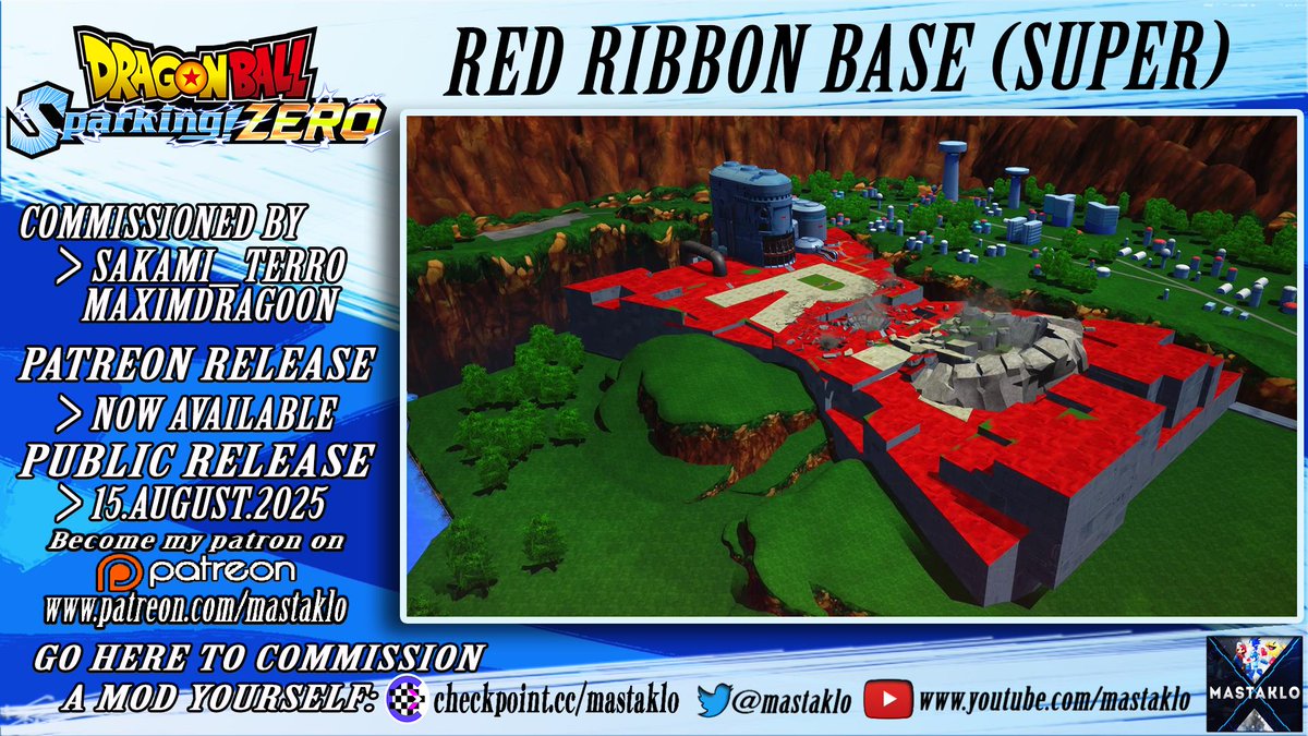 Sparking Zero |
Red Ribbon Base (Super) Released:
mastaklomods.com/mods/red-ribbo…