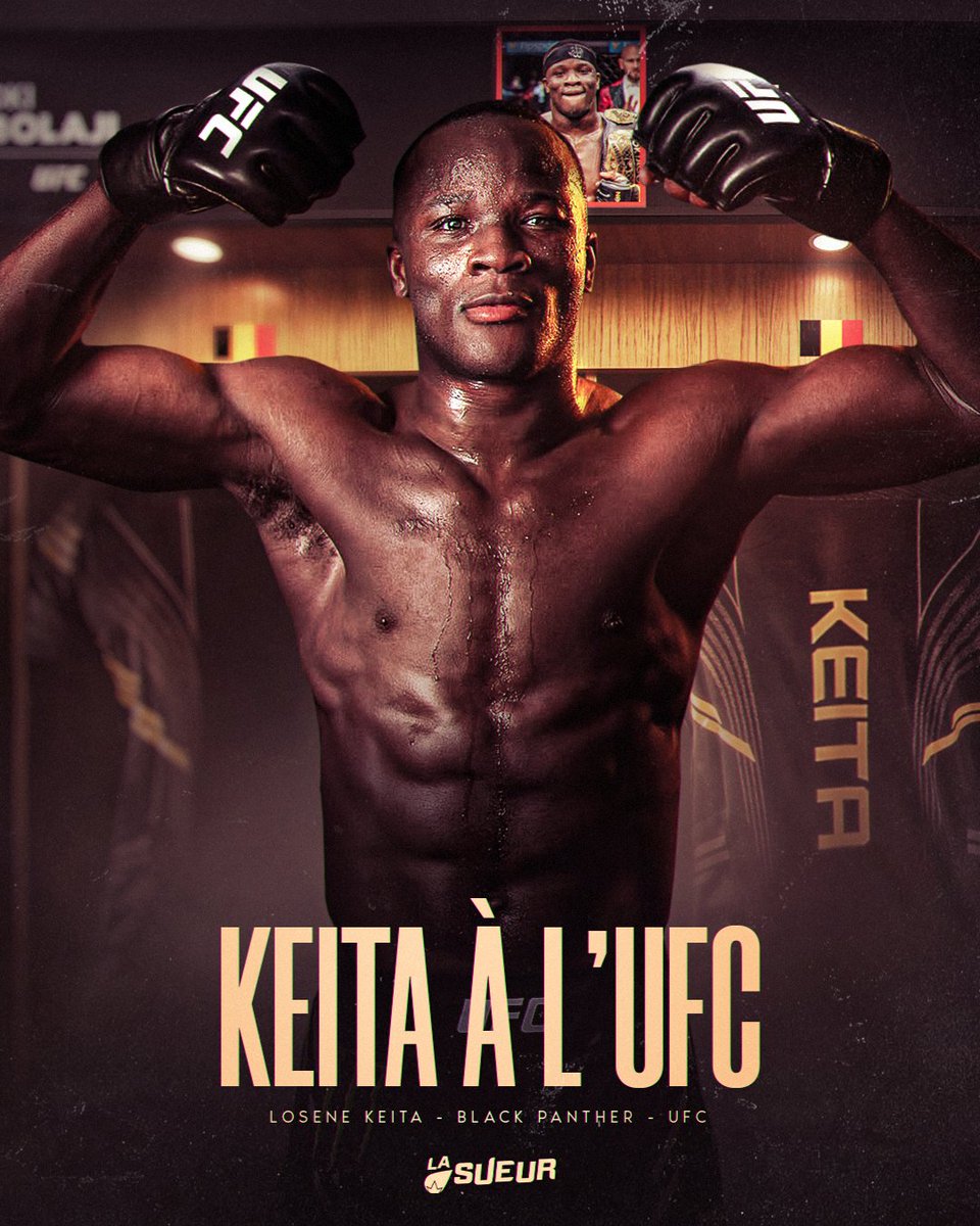 La Sueur (@lasueur_off) on Twitter photo Losene Keita 🇧🇪🇬🇳 à l'UFC : C’EST FAIT ✅
Le jeune Belge, double champion poids plume et poids léger de l’organisation Oktagon, a annoncé sur ses réseaux sociaux sa signature avec l’UFC ! 🔥🔥
via <a href="/keita_losene/">keitaplusser</a> Losene Keita 🇧🇪🇬🇳 à l'UFC : C’EST FAIT ✅
Le jeune Belge, double champion poids plume et poids léger de l’organisation Oktagon, a annoncé sur ses réseaux sociaux sa signature avec l’UFC ! 🔥🔥
via <a href="/keita_losene/">keitaplusser</a>